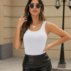 Womens Tank Tops Summer Crop Top Cute Basic Tees Sleeveless - Image 2