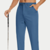 Men's Stretch Golf Joggers Pants with Belt Loops - Slim Fit Tapered Ankle Casual Work Athletic Dress Jogger Zipper Pocket - Image 2