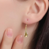 Gold Dangle Earrings for Women Small Gold Hoop Earrings - Image 2